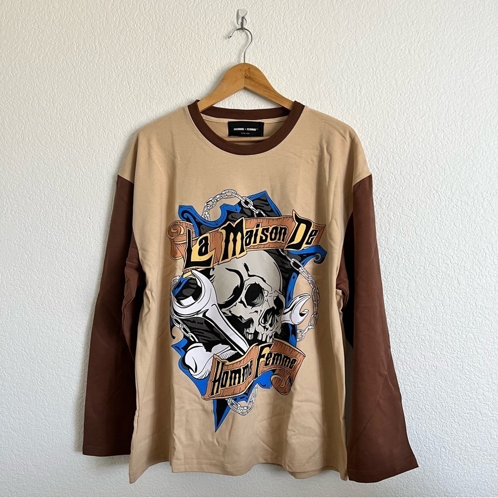 Homme + Femme NEW Men's La Maison De Heavyweight Long Sleeve Shirt XL